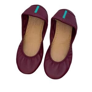 Tieks Burgundy Leather Flats
